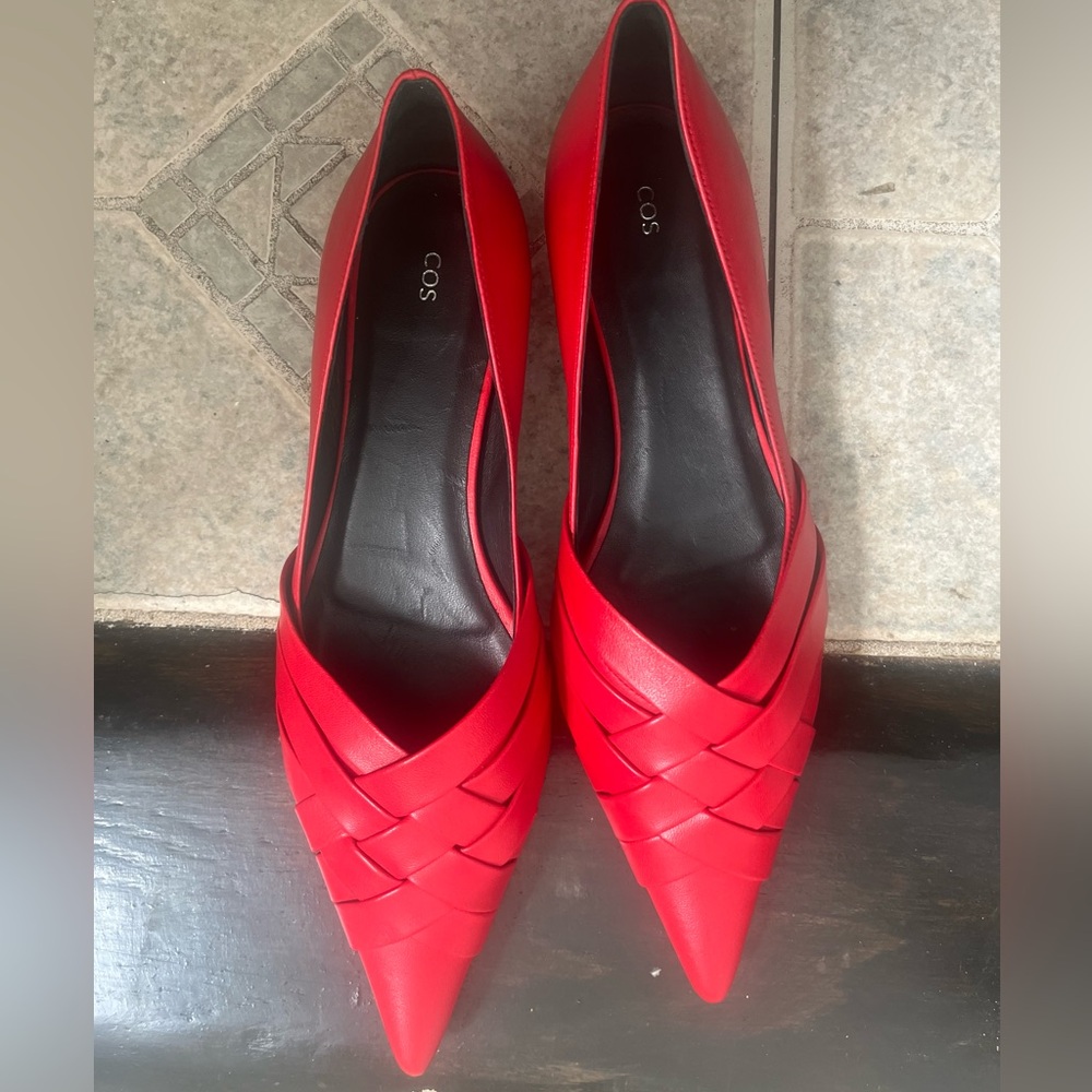 COS cross over ballet flats
